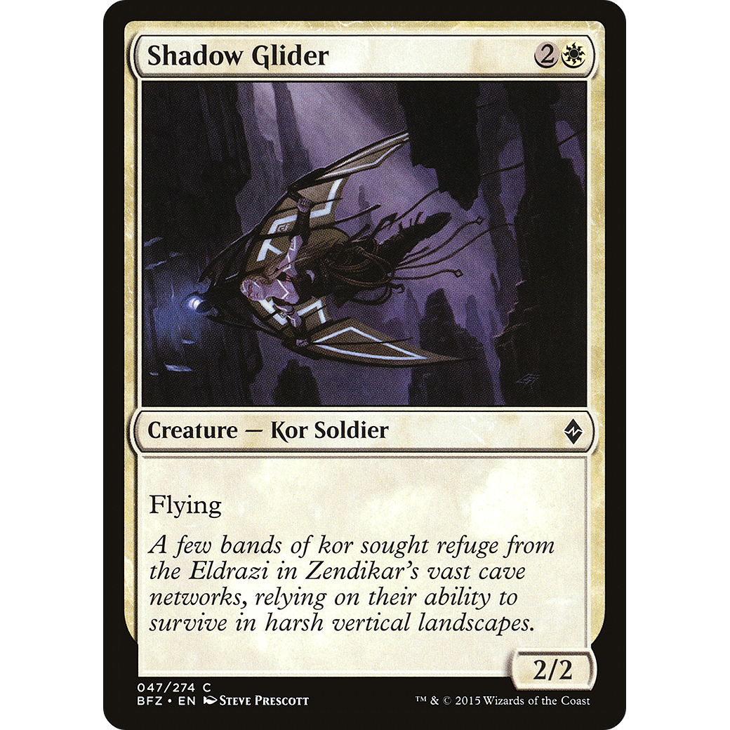 Shadow Glider (BFZ-047) - Battle for Zendikar Foil