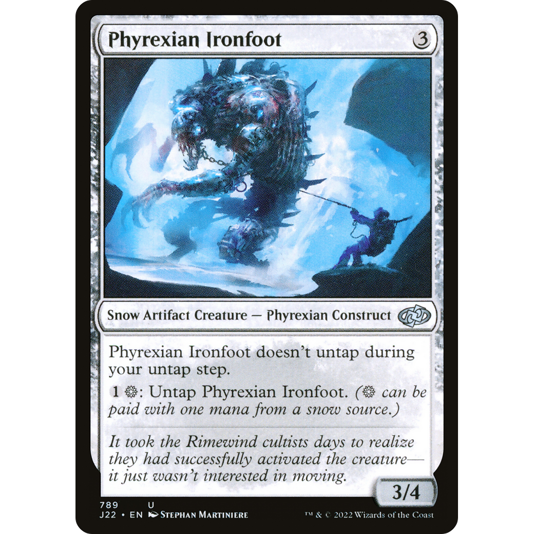 Phyrexian Ironfoot (J22-789) - Jumpstart 2022: (snow)