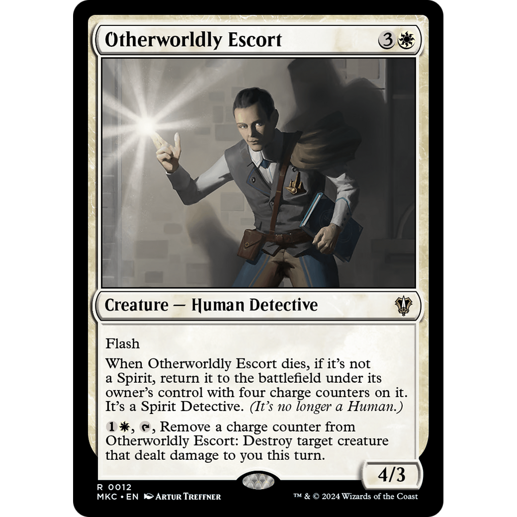 Otherworldly Escort (MKC-012) - Murders at Karlov Manor Commander