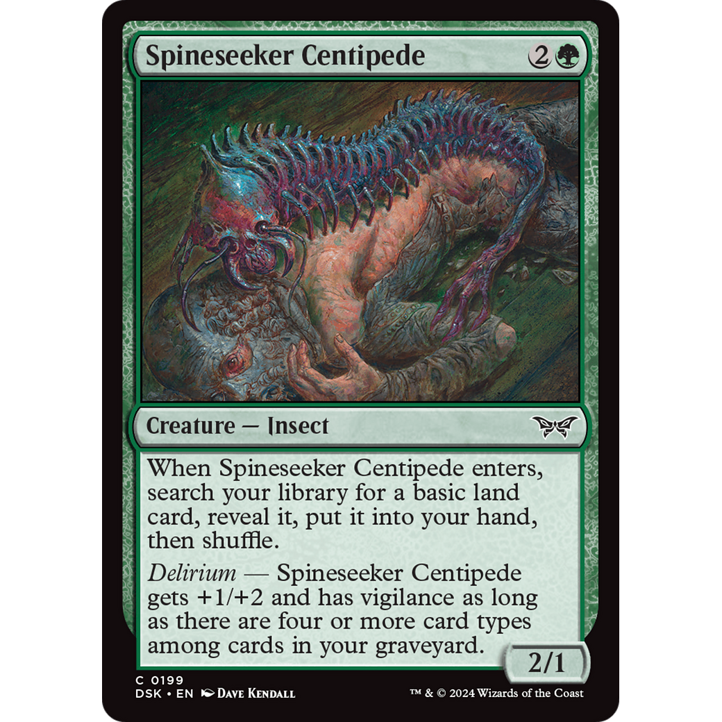 Spineseeker Centipede (DSK-199) - Duskmourn: House of Horror