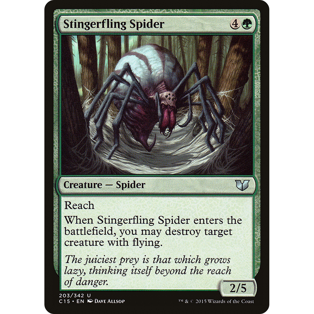 Stingerfling Spider (C15-203) - Commander 2015