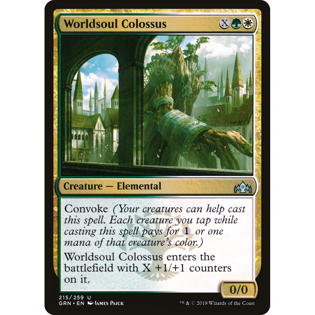 Worldsoul Colossus (GRN-215) - Guilds of Ravnica Foil