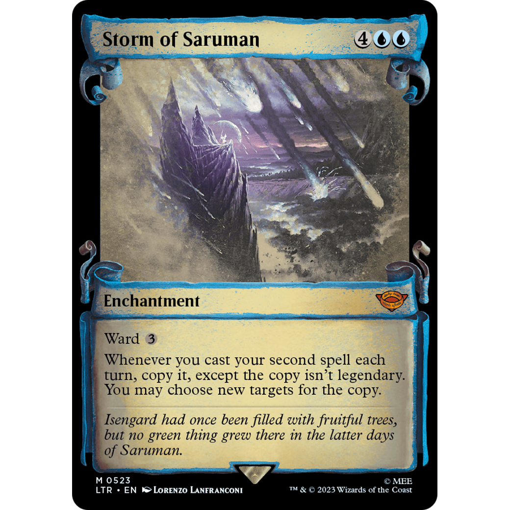 Storm of Saruman (LTR-523) - The Lord of the Rings: Tales of Middle-earth: (Showcase) Foil