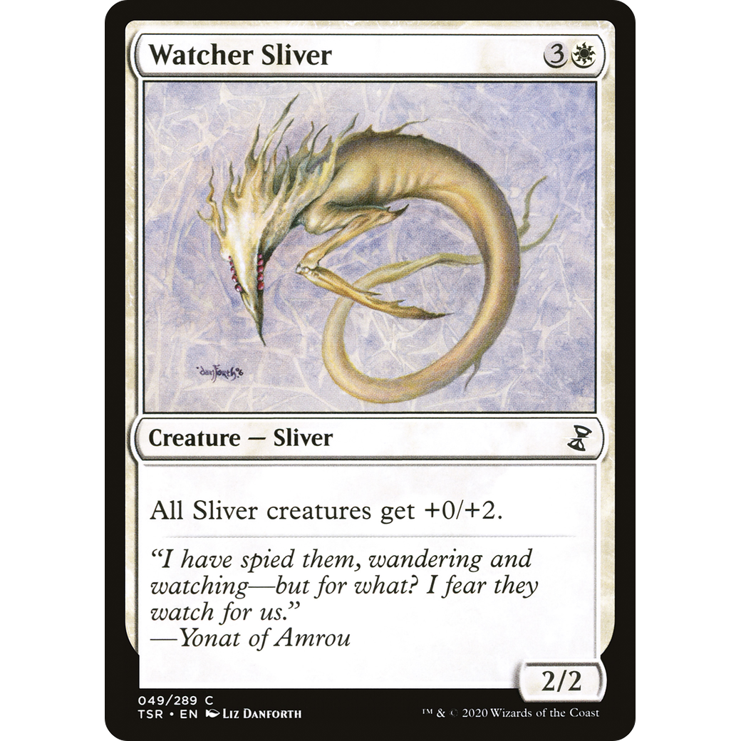 Watcher Sliver (TSR-049) - Time Spiral Remastered Foil