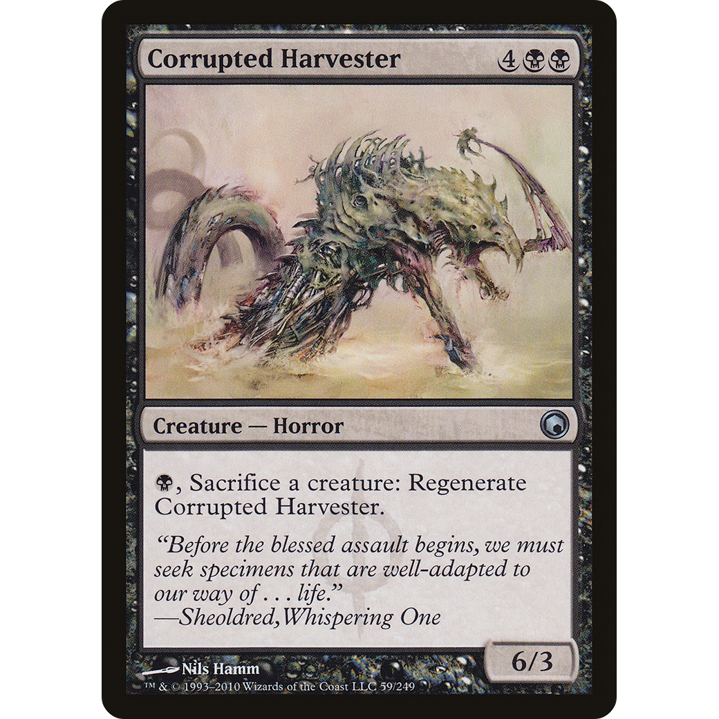 Corrupted Harvester (SOM-059) - Scars of Mirrodin