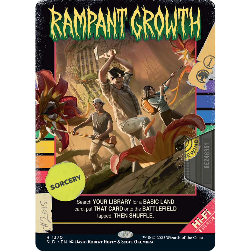 Rampant Growth (SLD-1370) - Secret Lair Drop: (Full Art) (Borderless) Foil