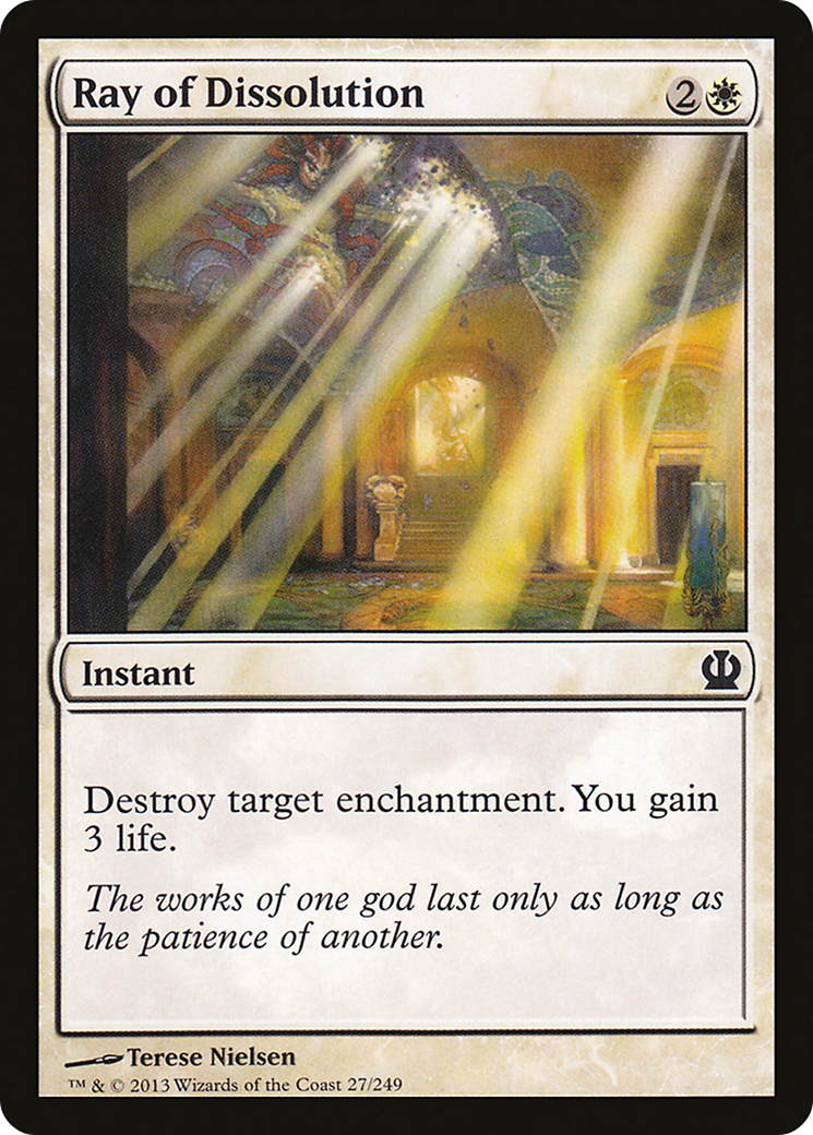 Ray of Dissolution (THS-027) - Theros Foil