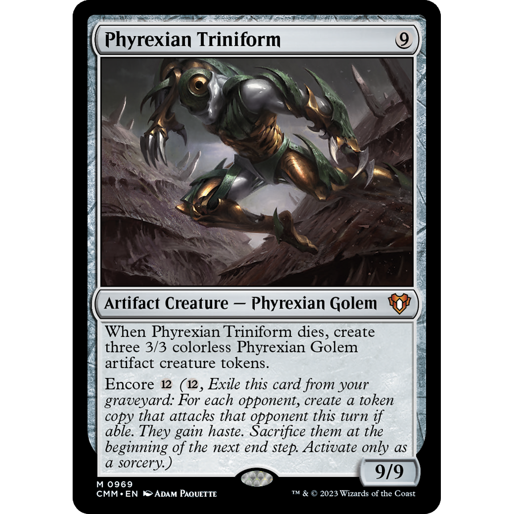 Phyrexian Triniform (CMM-969) - Commander Masters