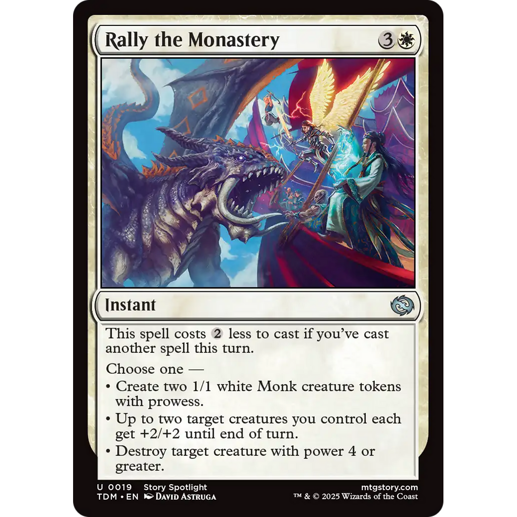 Rally the Monastery (TDM-019) - Tarkir: Dragonstorm