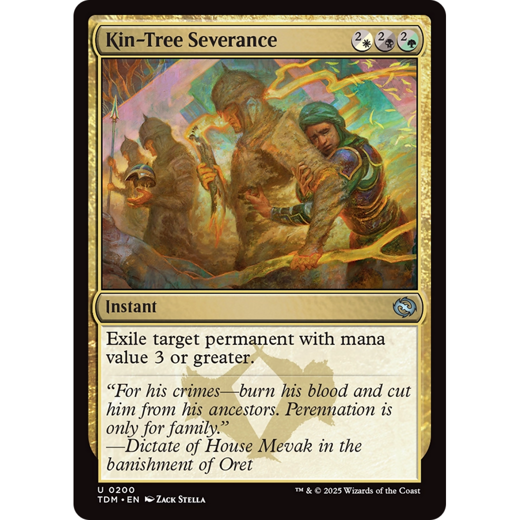 Kin-Tree Severance (TDM-200) - Tarkir: Dragonstorm Foil