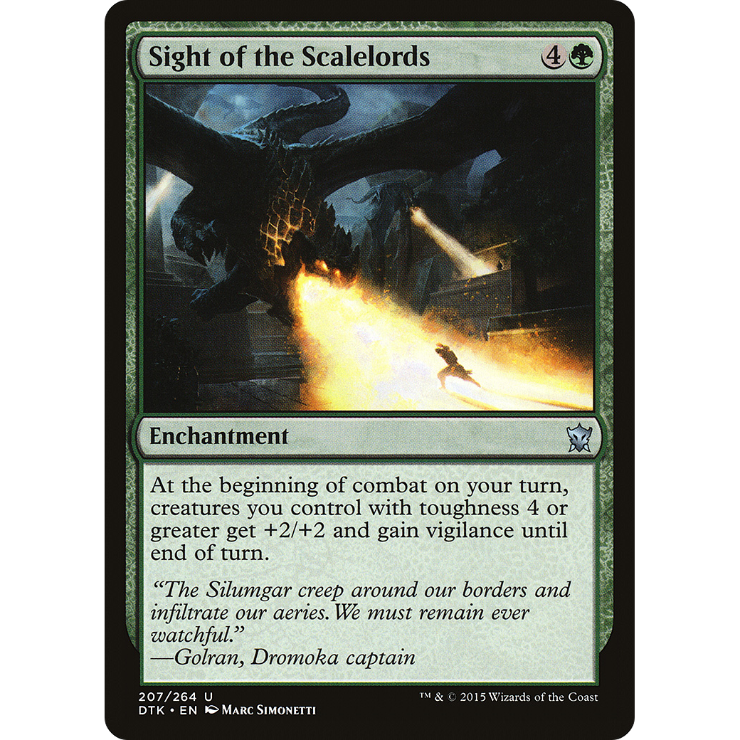 Sight of the Scalelords (DTK-207) - Dragons of Tarkir