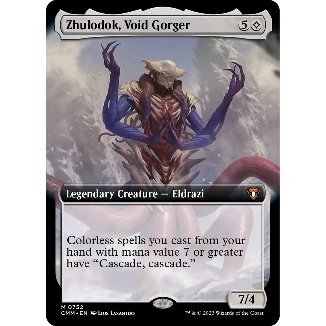 Zhulodok, Void Gorger (CMM-752) - Commander Masters: (Extended Art)