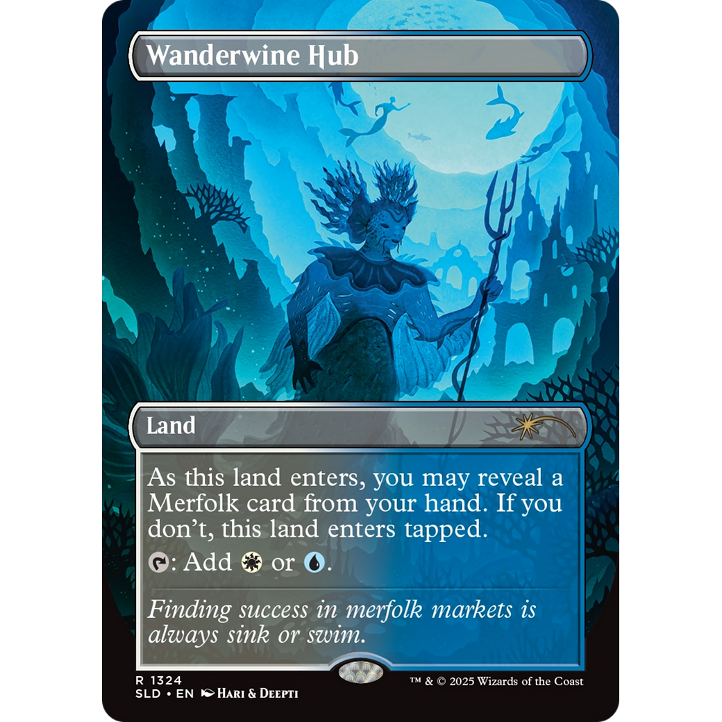 Wanderwine Hub (SLD-1324) - Secret Lair Drop (Borderless)