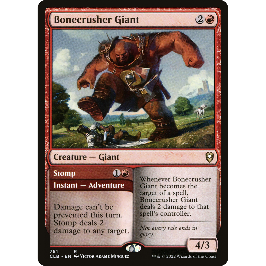 Bonecrusher Giant // Stomp (CLB-781) - Commander Legends: Battle for Baldur's Gate