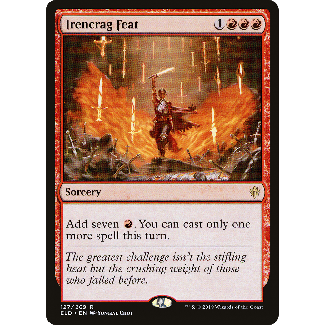 Irencrag Feat (ELD-127) - Throne of Eldraine Foil