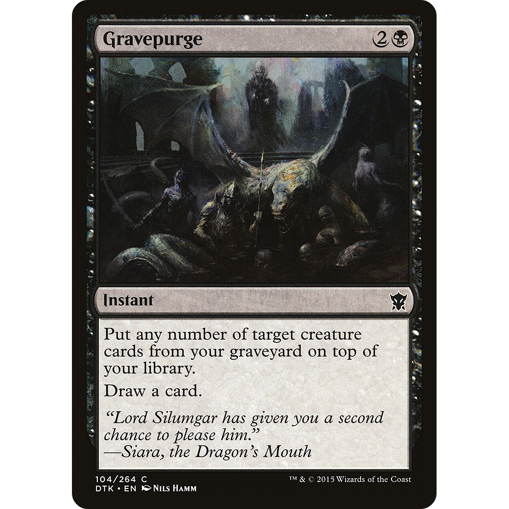 Gravepurge (DTK-104) - Dragons of Tarkir
