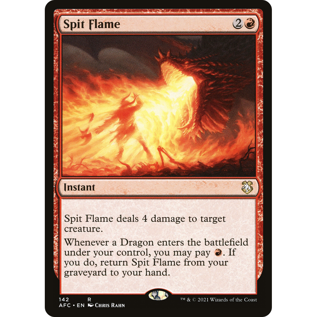 Spit Flame (AFC-142) - Forgotten Realms Commander