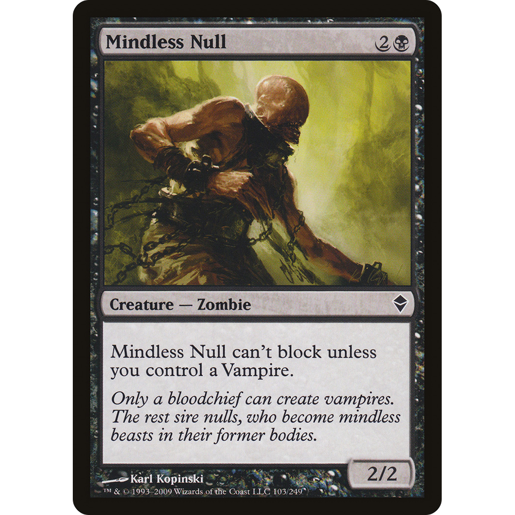 Mindless Null (ZEN-103) - Zendikar