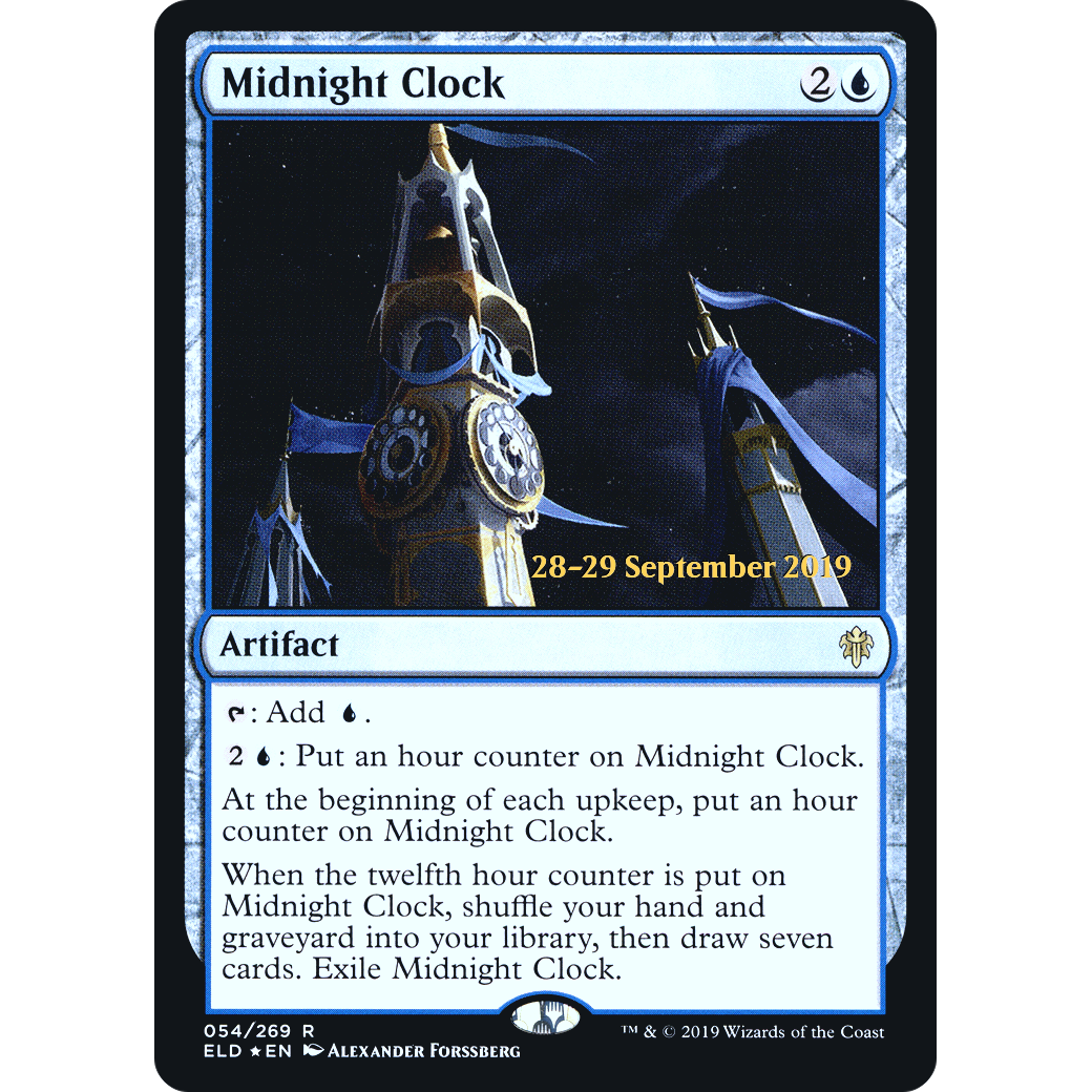 Midnight Clock (PRE-054) - Throne of Eldraine Promos Foil