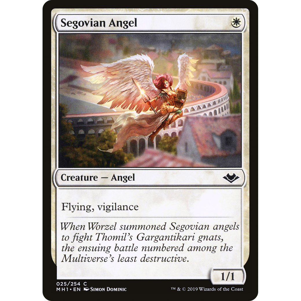 Segovian Angel (MH1-025) - Modern Horizons Foil