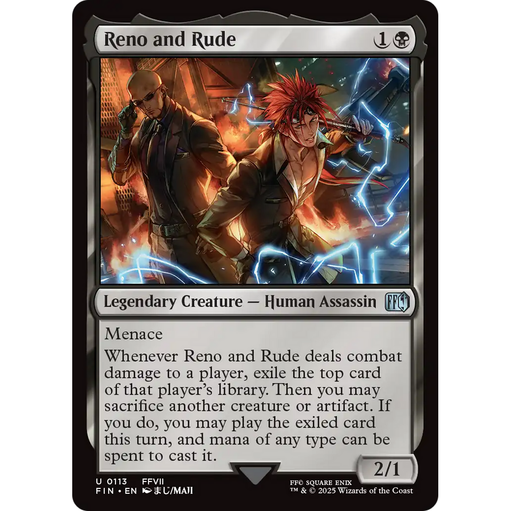 Reno and Rude (FIN-113) - FINAL FANTASY Foil