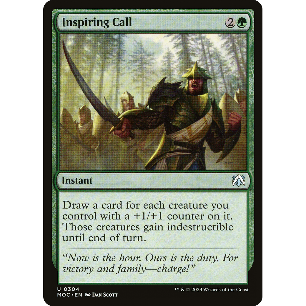 Inspiring Call (MOC-304) - March of the Machine Commander