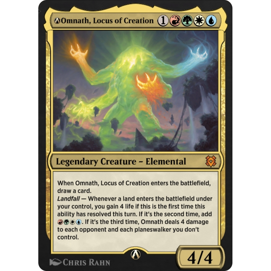 A-Omnath, Locus of Creation (ZNR-A-232) - Zendikar Rising