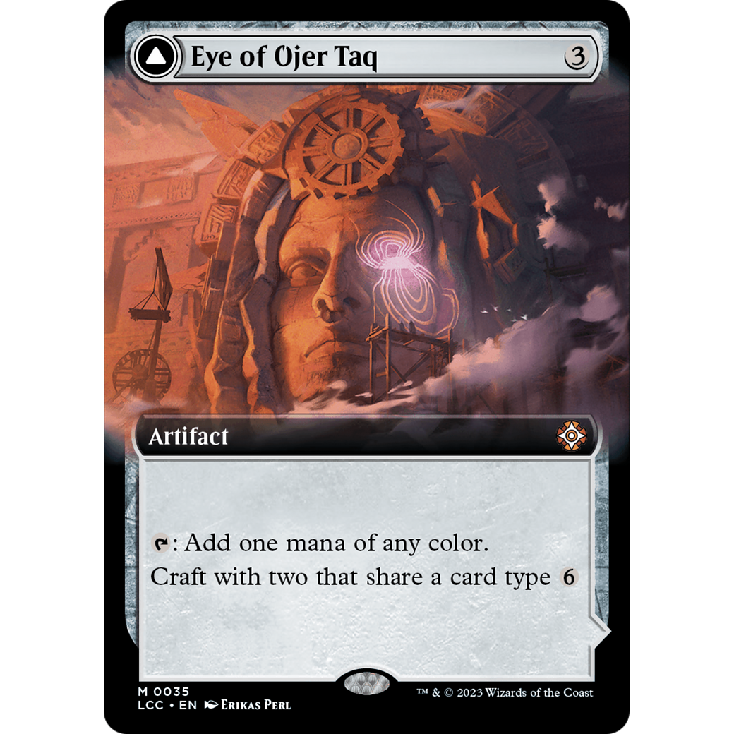 Eye of Ojer Taq // Apex Observatory (LCC-035) - The Lost Caverns of Ixalan Commander: (Extended Art) Foil