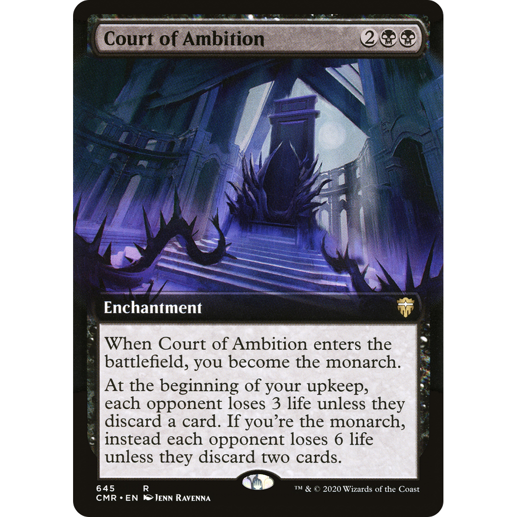 Court of Ambition (Extended Art) (CMR-645) - Commander Legends: (Extended Art) Foil