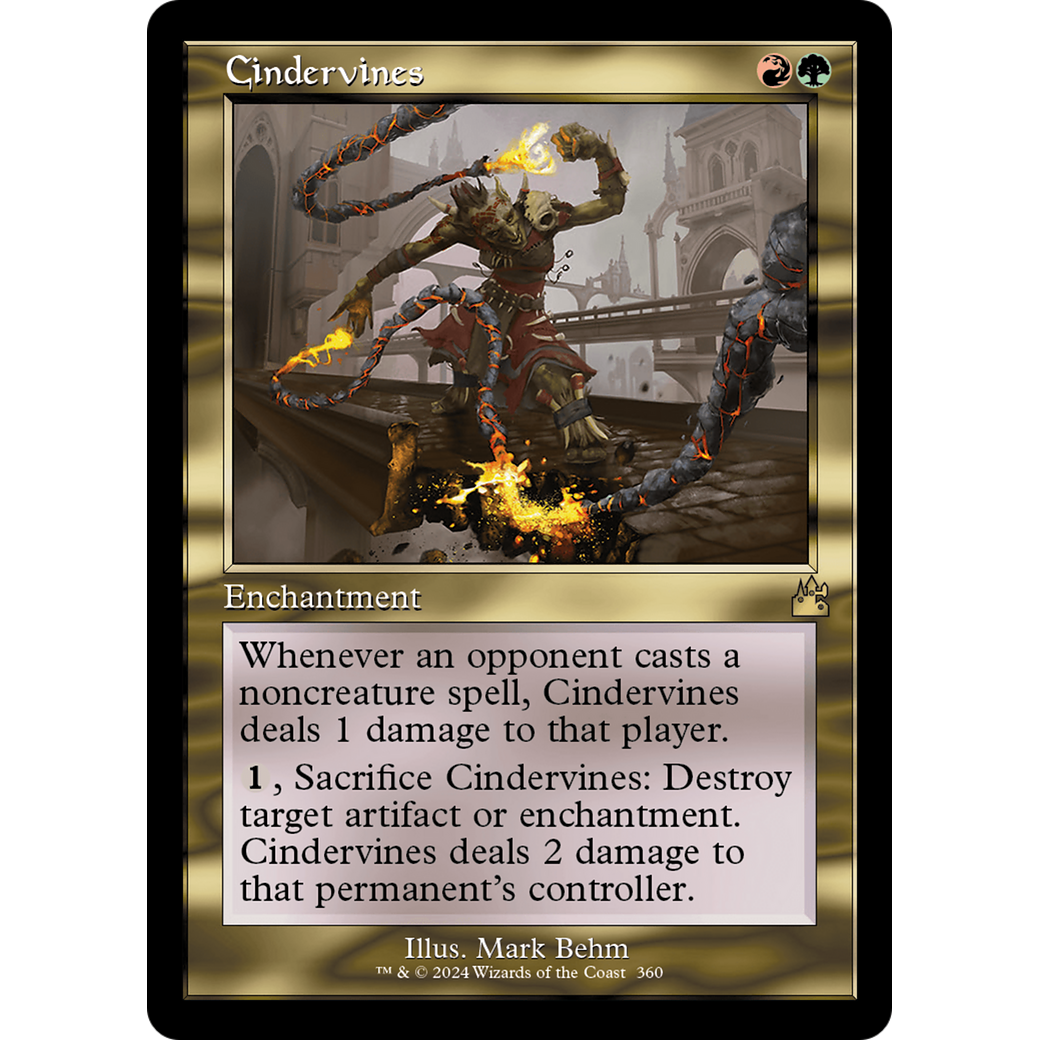 Cindervines (RVR-360) - Ravnica Remastered Foil