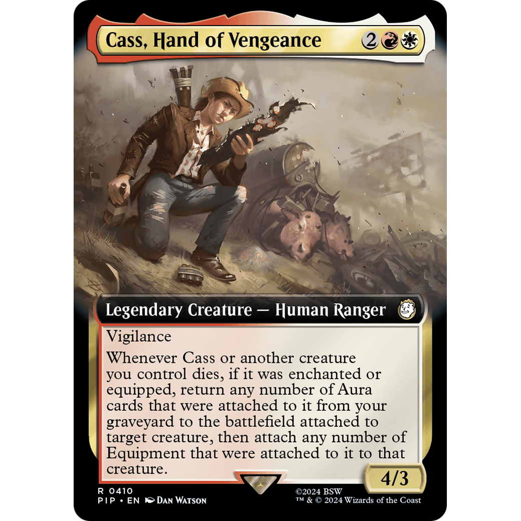 Cass, Hand of Vengeance (PIP-410) - Fallout: (Extended Art) Foil