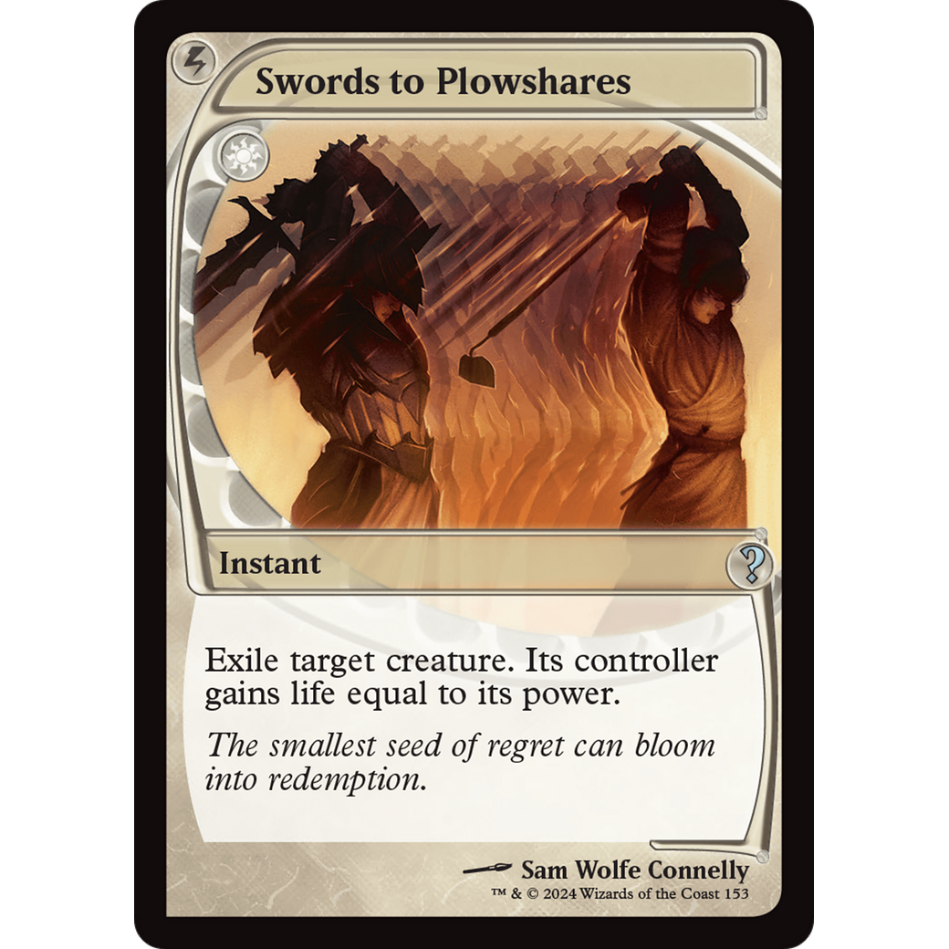 Swords to Plowshares (Future Sight) (MB2-153) - Mystery Booster 2 Foil