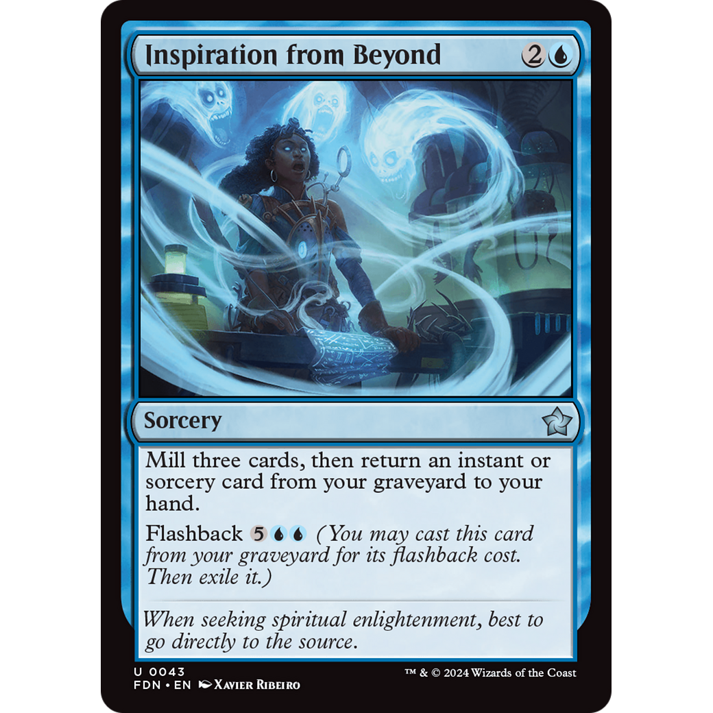 Inspiration from Beyond (FDN-043) - Foundations Foil