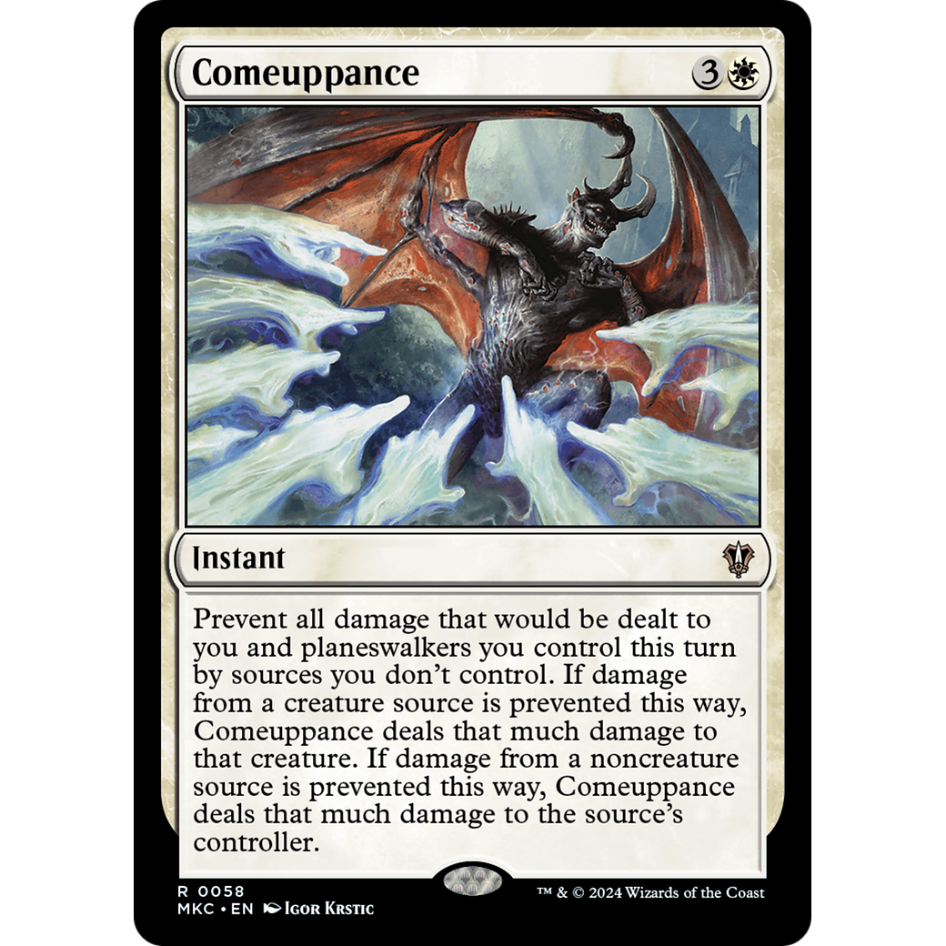 Comeuppance (MKC-058) - Murders at Karlov Manor Commander