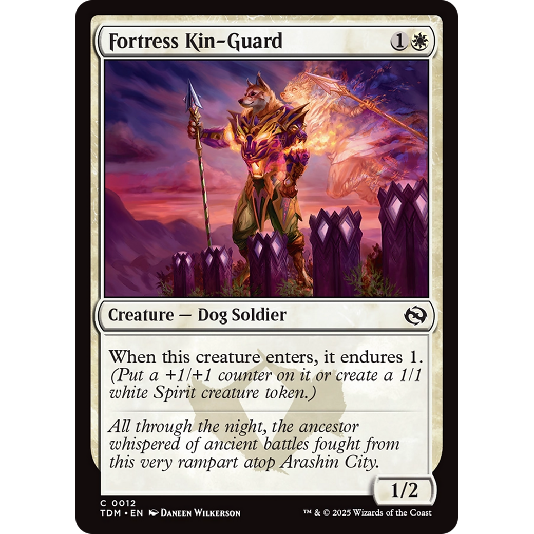 Fortress Kin-Guard (TDM-012) - Tarkir: Dragonstorm Foil