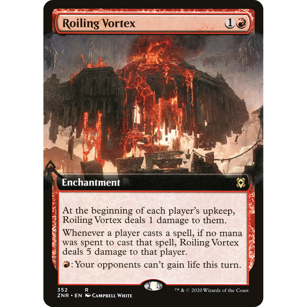 Roiling Vortex (Extended Art) (ZNR-352) - Zendikar Rising: (Extended Art)