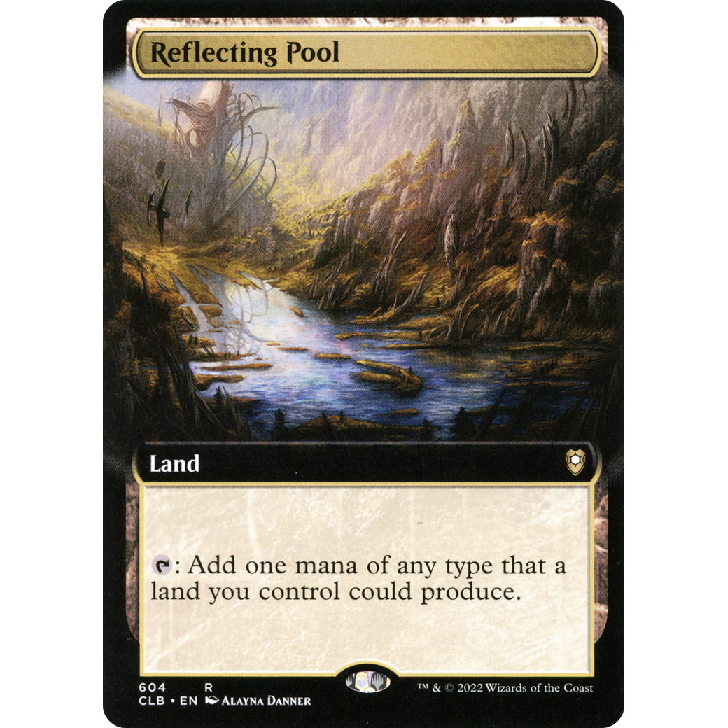 Reflecting Pool (CLB-604) - Commander Legends: Battle for Baldur's Gate: (Extended Art) Foil