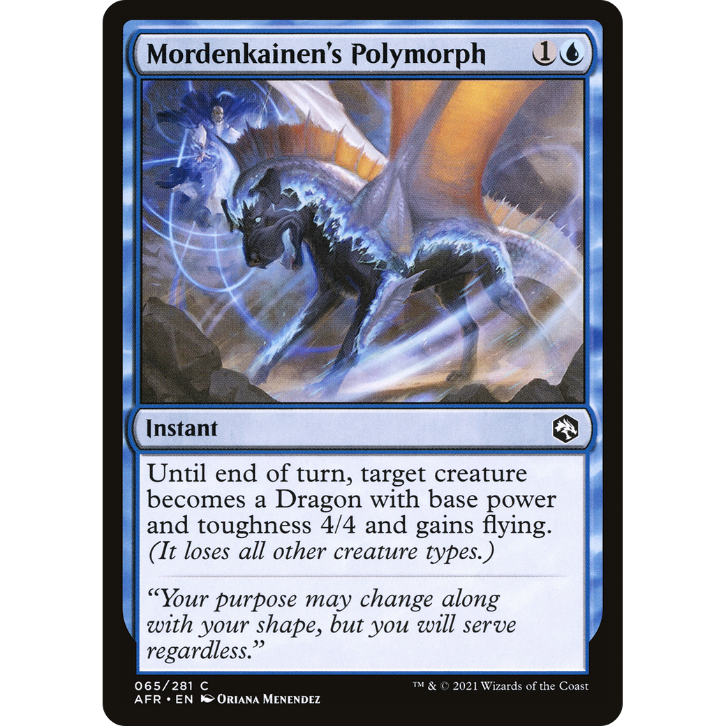 Mordenkainen's Polymorph (AFR-065) - Adventures in the Forgotten Realms