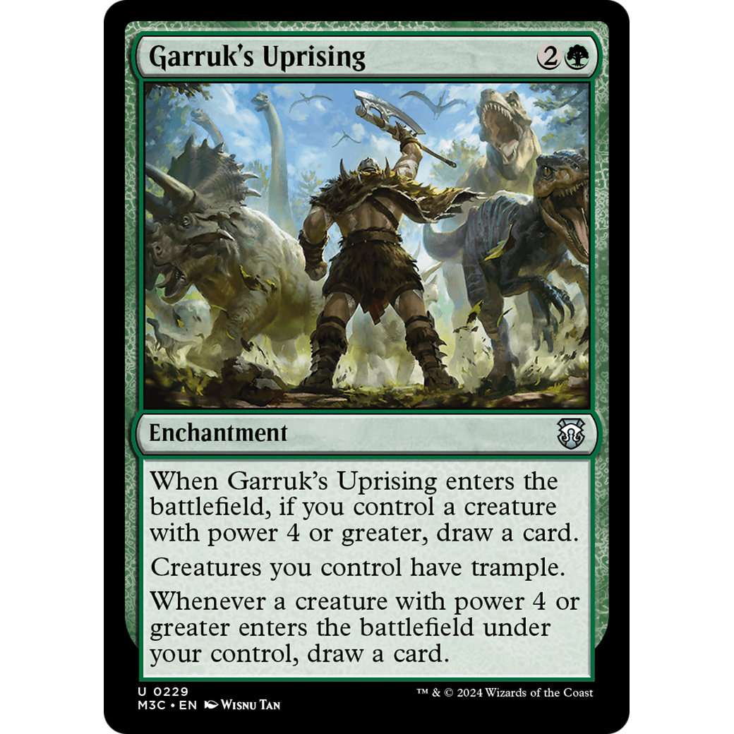 Garruk's Uprising (M3C-229) - Modern Horizons 3 Commander Foil