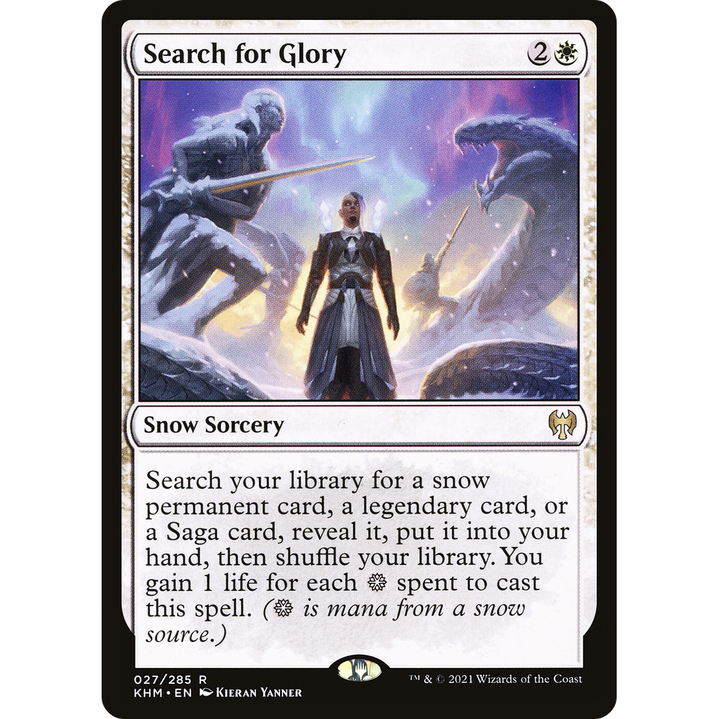 Search for Glory (KHM-027) - Kaldheim: (snow)