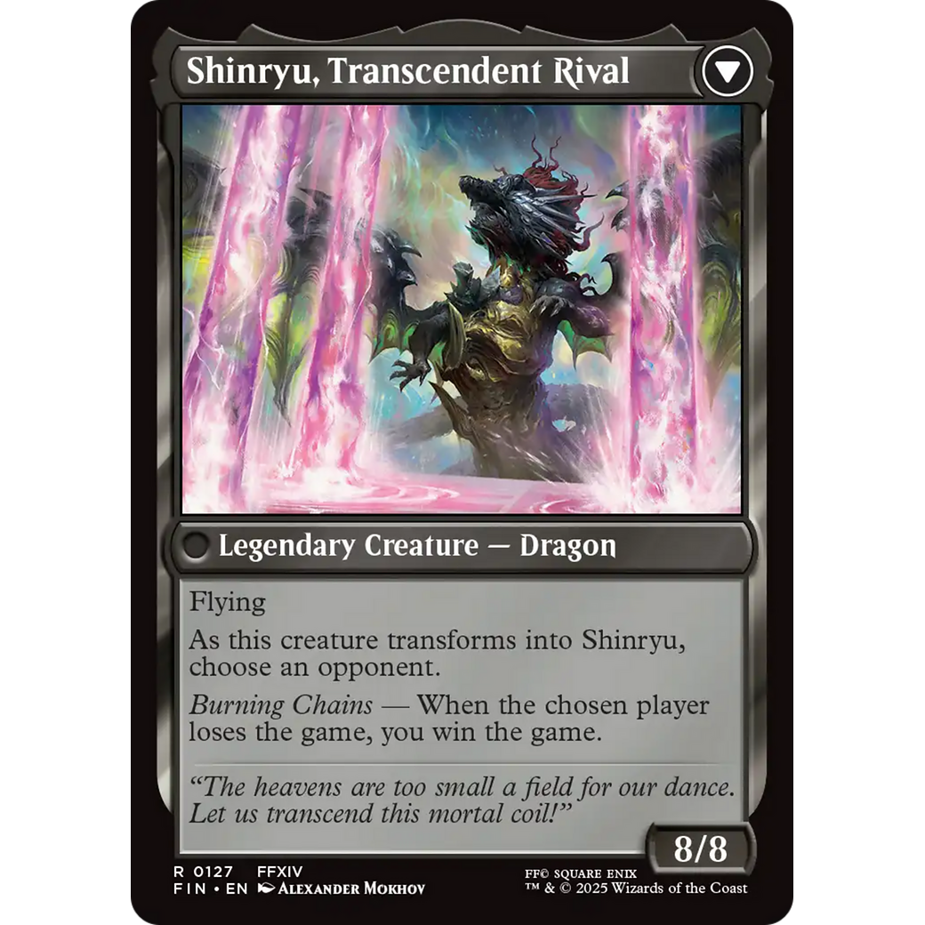 Zenos yae Galvus // Shinryu, Transcendent Rival (FIN-127) - FINAL FANTASY