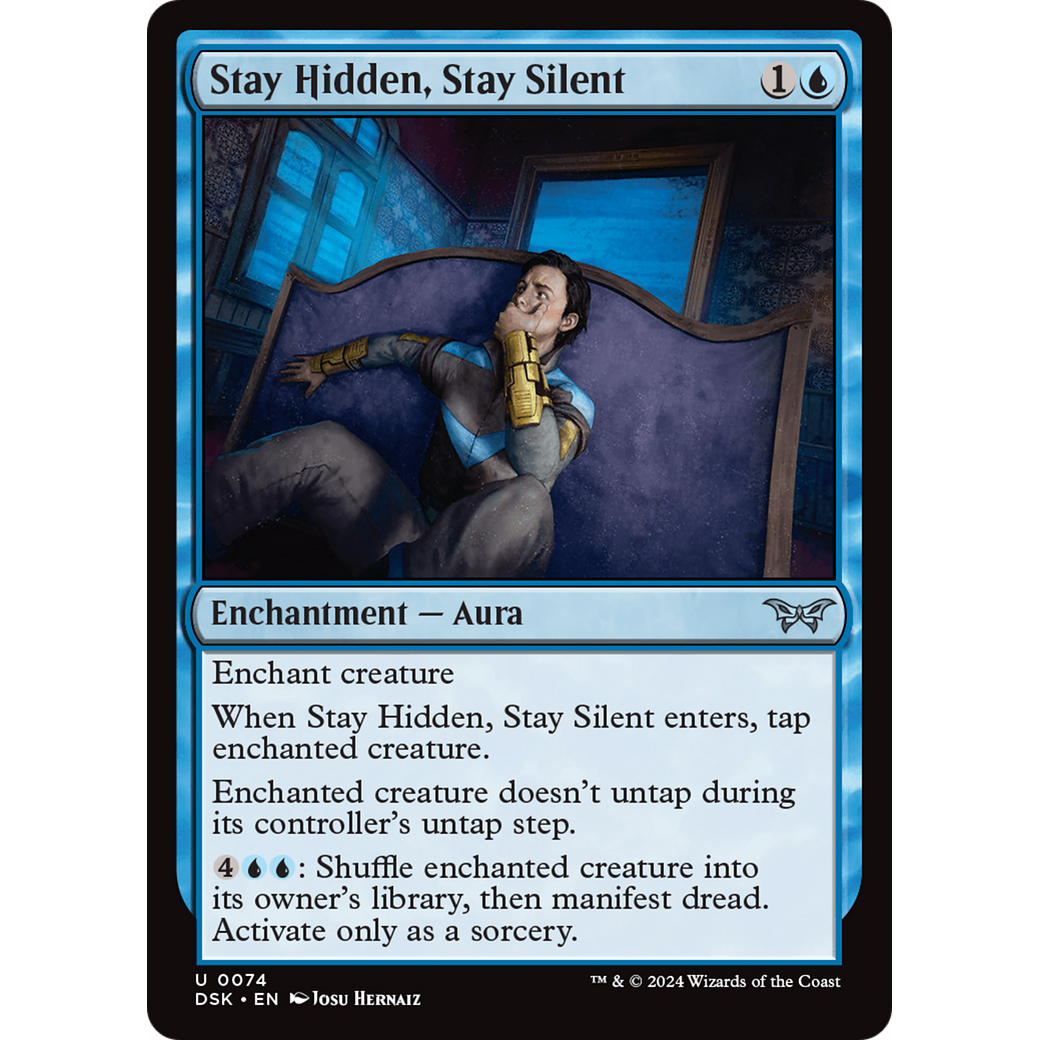 Stay Hidden, Stay Silent (DSK-074) - Duskmourn: House of Horror Foil