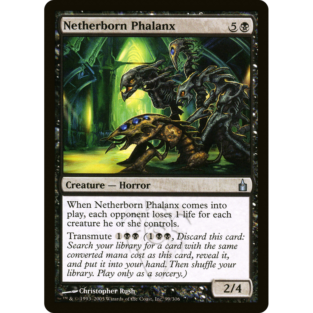 Netherborn Phalanx (RAV-099) - Ravnica: City of Guilds Foil