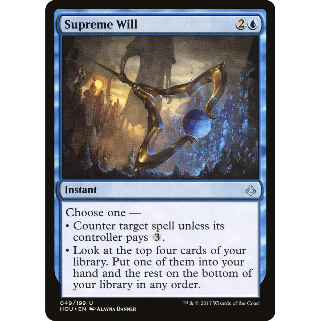 Supreme Will (HOU-049) - Hour of Devastation