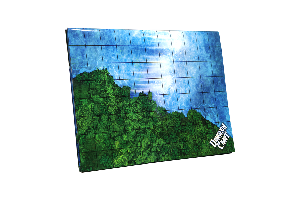 Dungeon Craft Battlemap: Jungle Floor and Waterfall