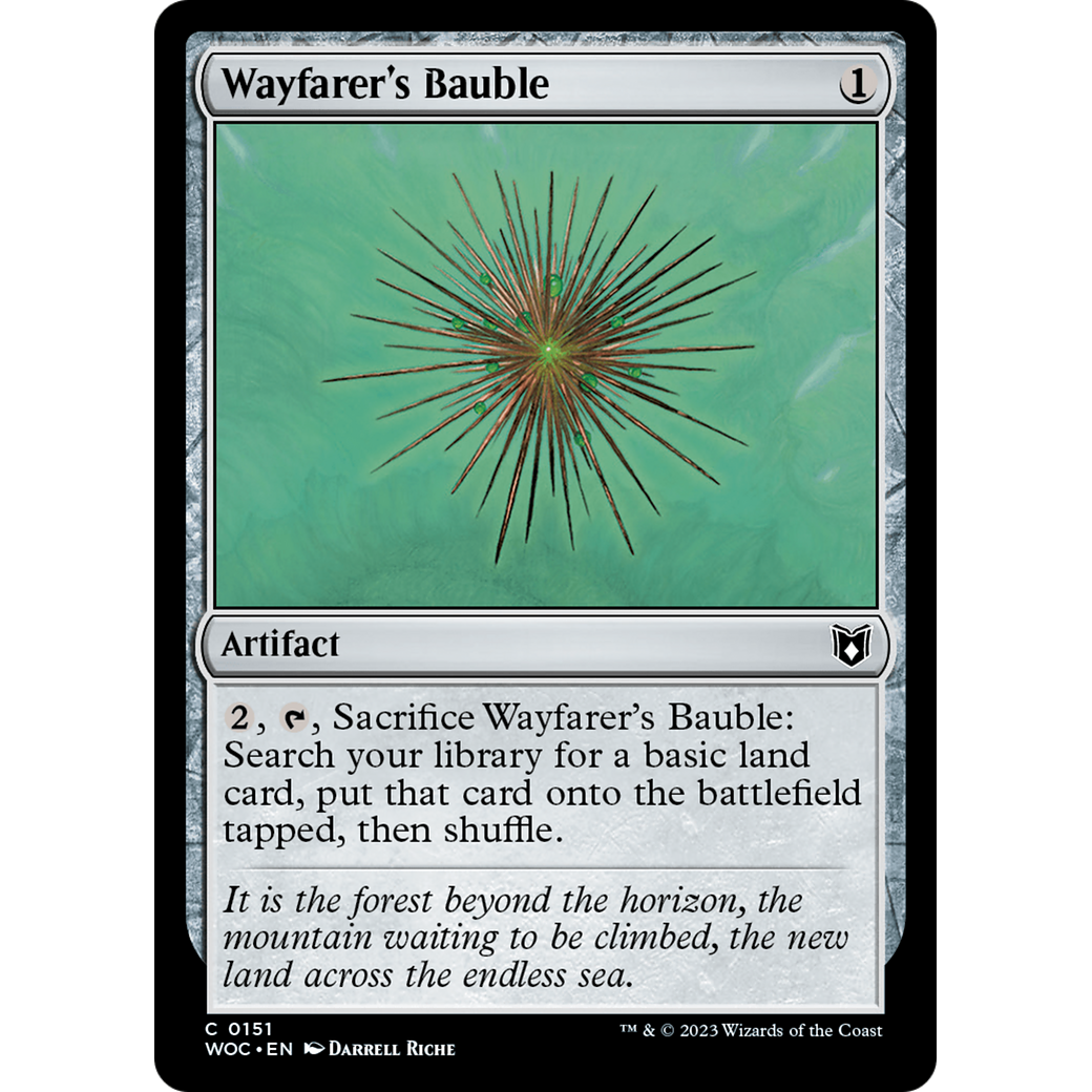 Wayfarer's Bauble (WOC-151) - Wilds of Eldraine Commander