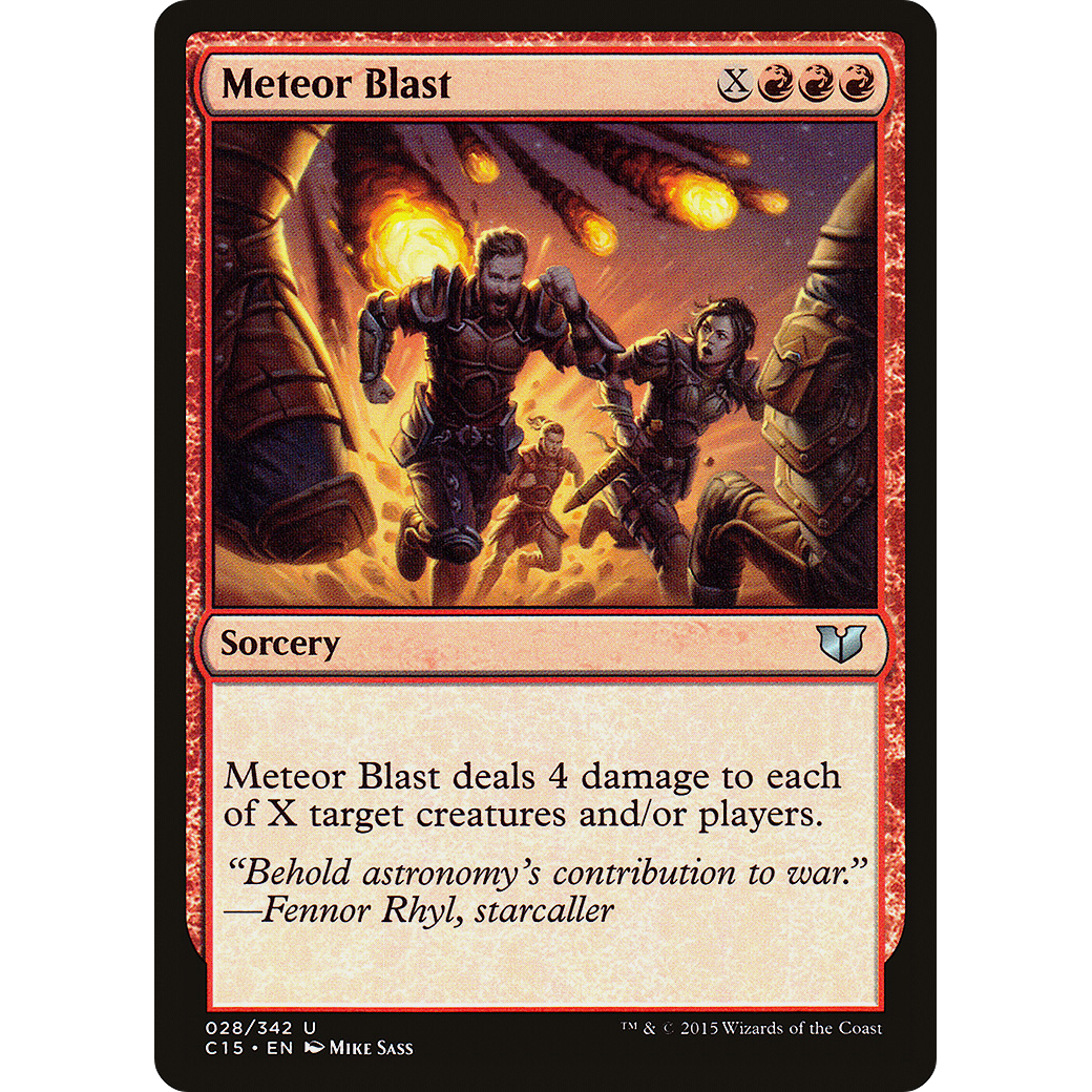 Meteor Blast (C15-028) - Commander 2015