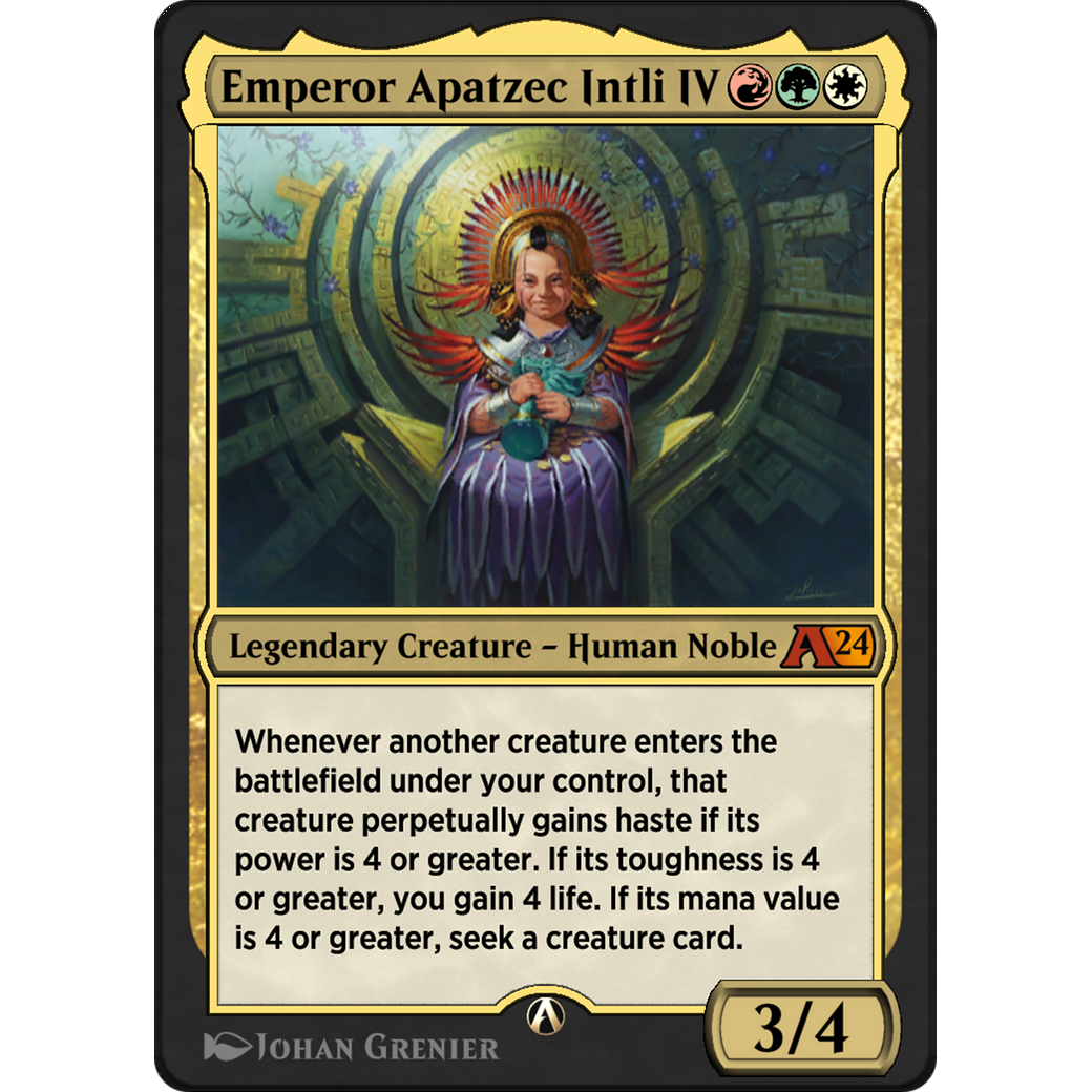 Emperor Apatzec Intli IV (YOTJ-021) - Alchemy: Outlaws of Thunder Junction