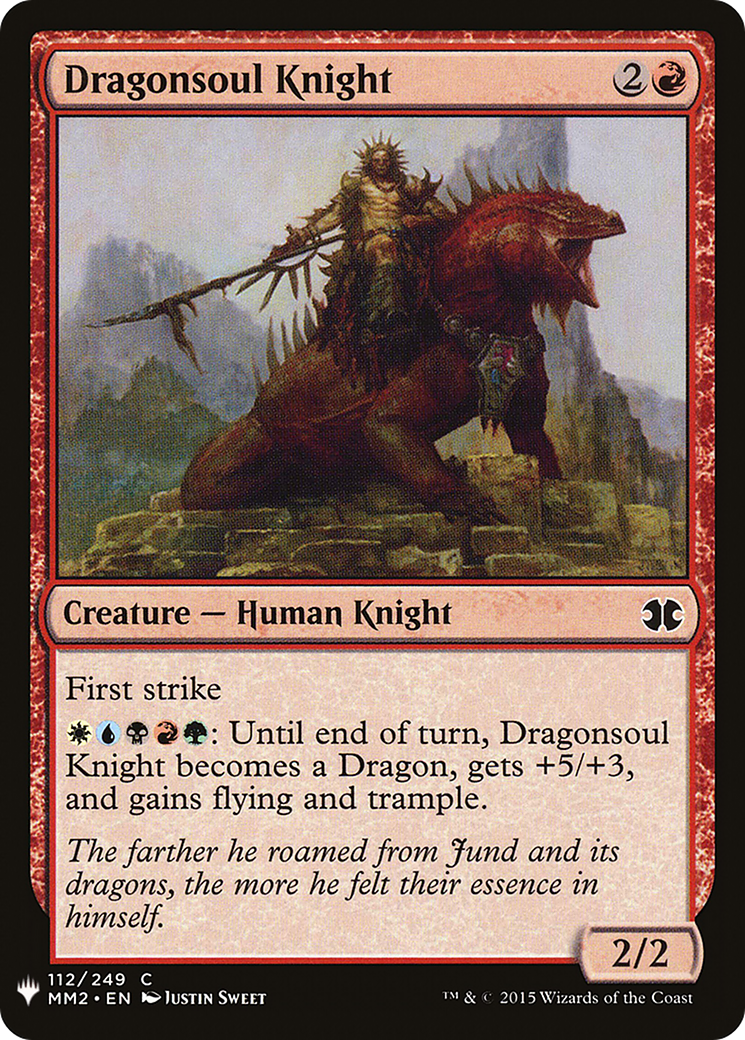Dragonsoul Knight (LIST-112) - The List