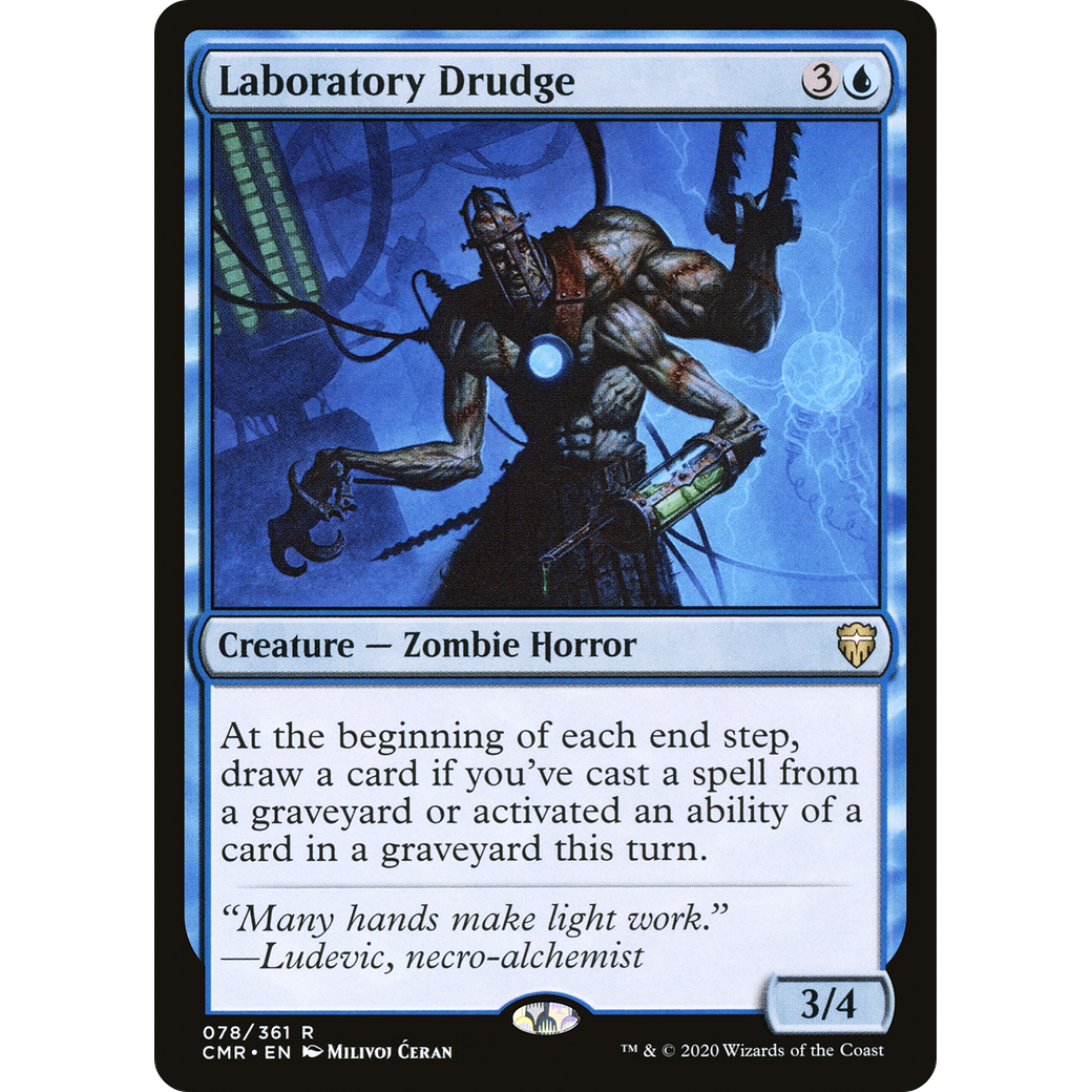 Laboratory Drudge (CMR-078) - Commander Legends Foil
